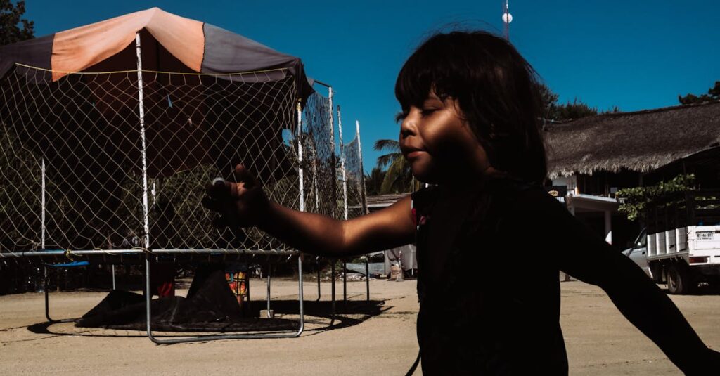 100均のジョイントマットを使ったトランポリンの簡易防音対策