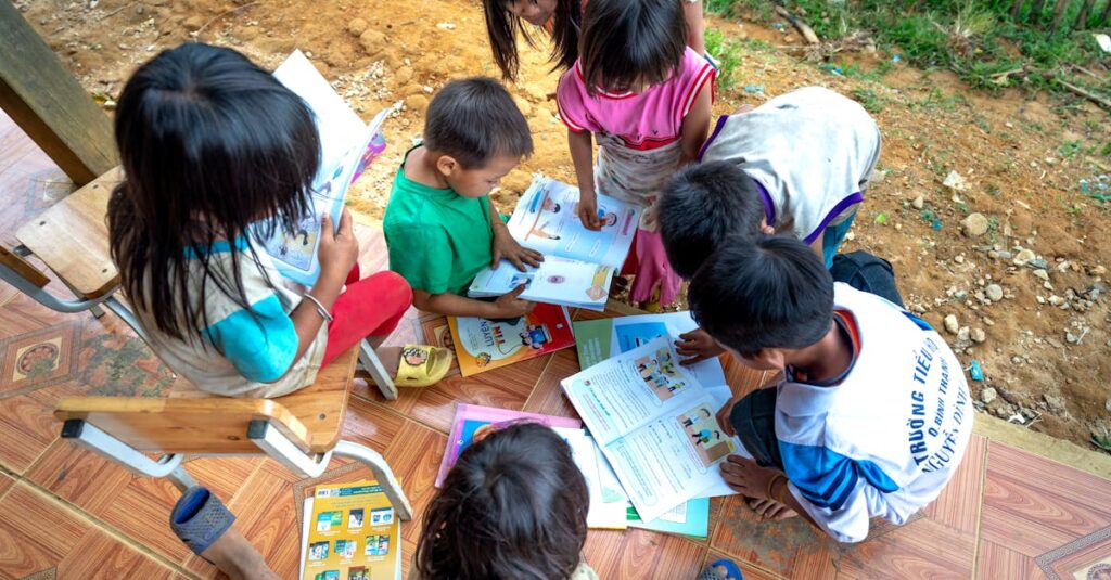 地域密着型のトランポリンスクールでアットホームに練習する様子の写真