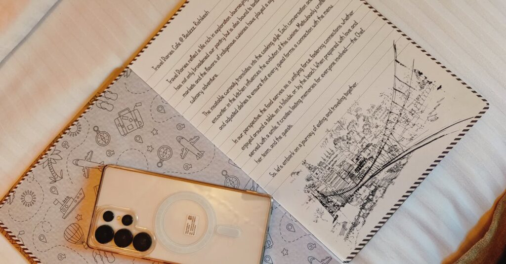 トランポリンパークで必要なアイテムを準備している様子