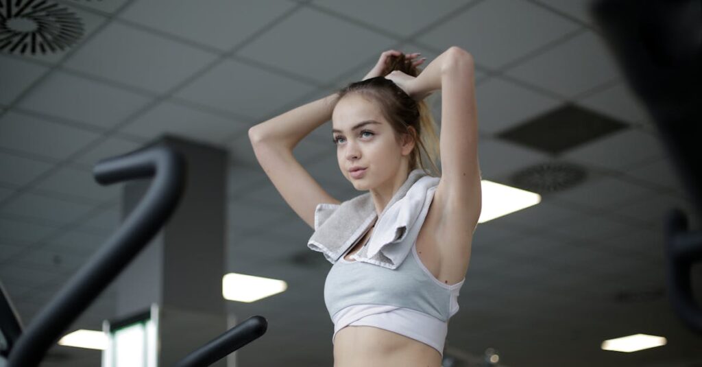 トランポリン運動前の効果的なウォーミングアップ方法の図解