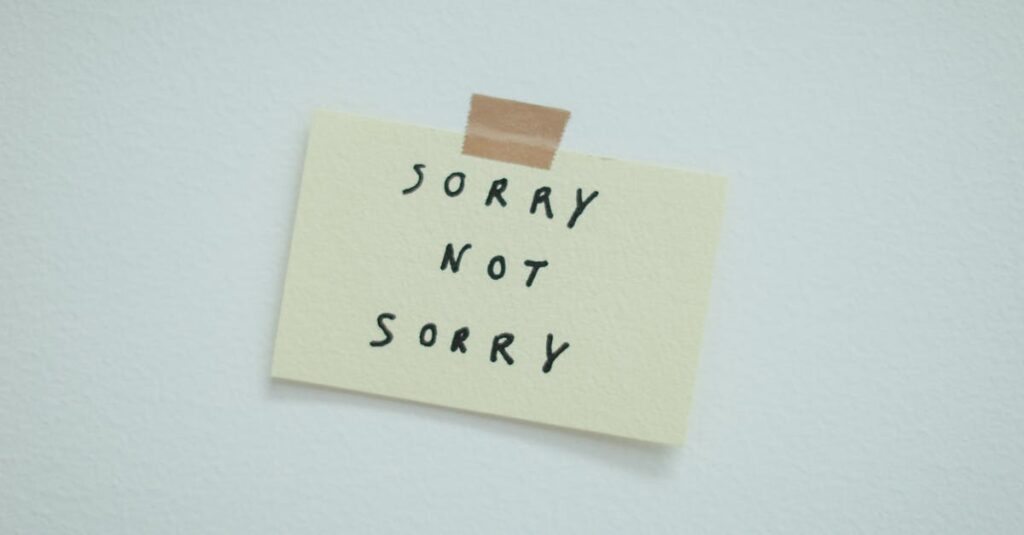 階下の住民に丁寧に防音対策を説明する親の様子