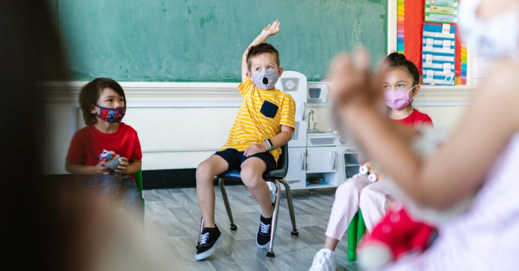 保育園でトランポリンと安全マットを使用する実際の導入例