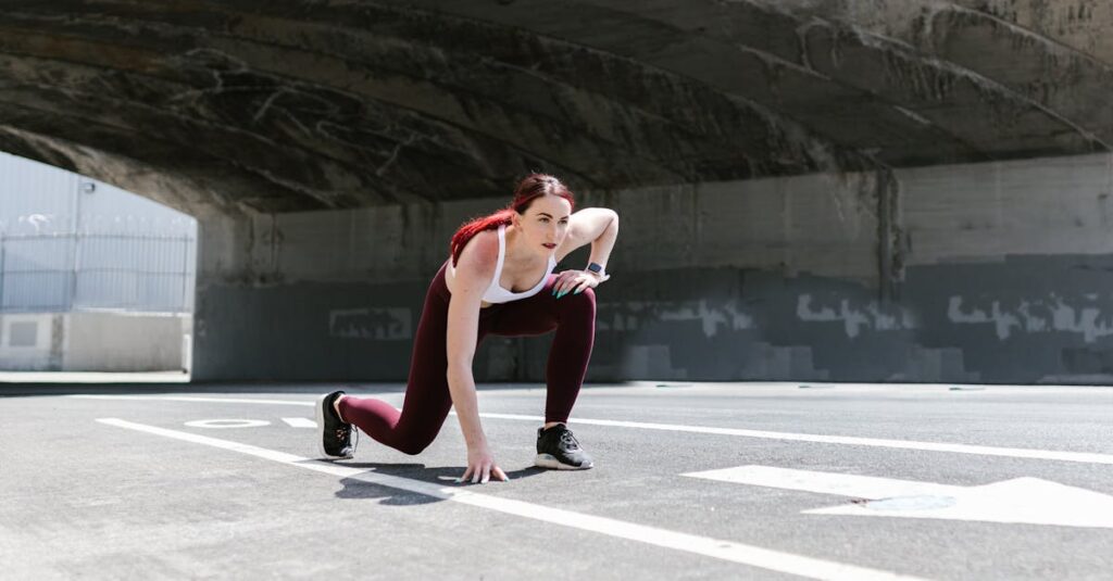 トランポリンダイエットを始めたばかりの初心者が短時間で無理なく運動している様子の画像。