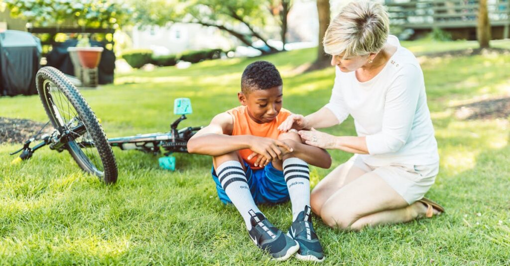トランポリンスクールで安全に指導される子どもの様子のイメージ