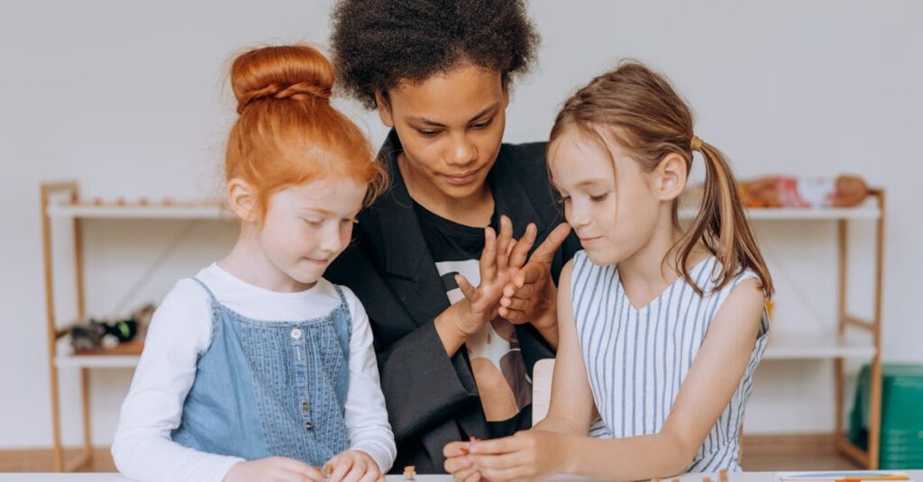 保育園向け静音トランポリンの選び方を示すガイドイメージ