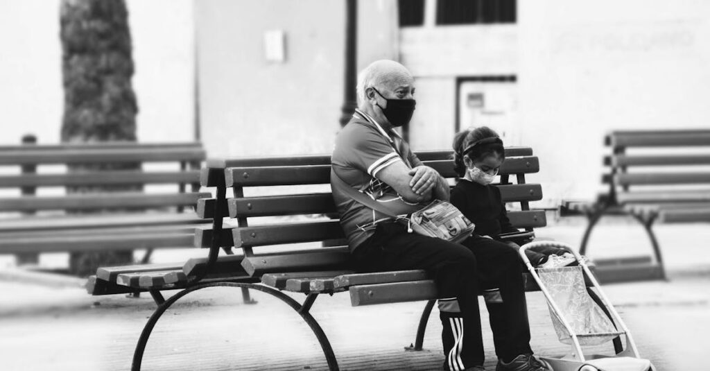 子どもや高齢者が安全にトランポリン運動を行う様子