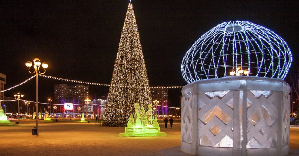 屋内型トランポリンパークの様子、安全に配慮された構造が特徴