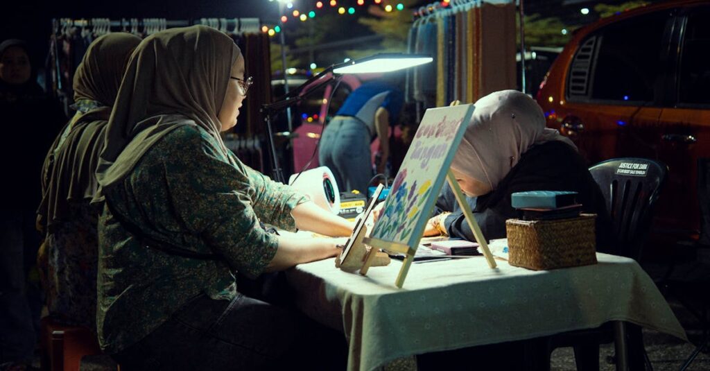 室内用と屋外用のトランポリンを比較して設置方法を示す図