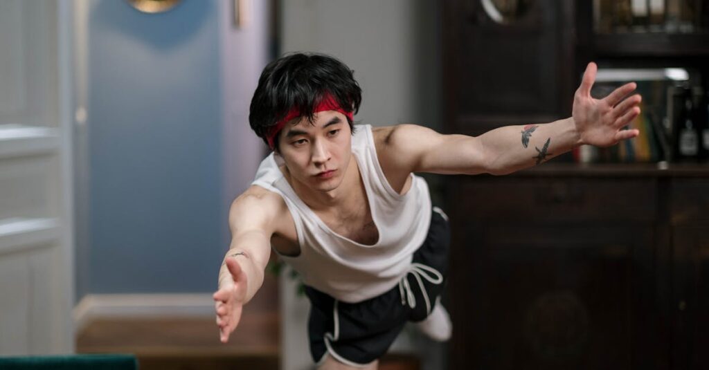 トランポリン運動で個人差に応じた成果を得るイメージ