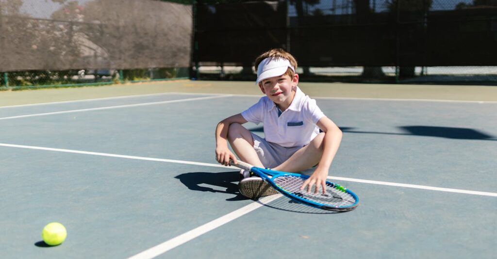 初心者が無理なトランポリンメニューでケガを防ぐ方法を示す、低負荷から段階的に練習する図解