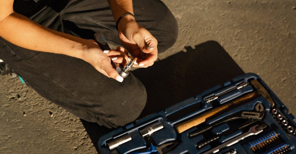 トランポリンネットの応急パッチや補修キット使用例のイメージ